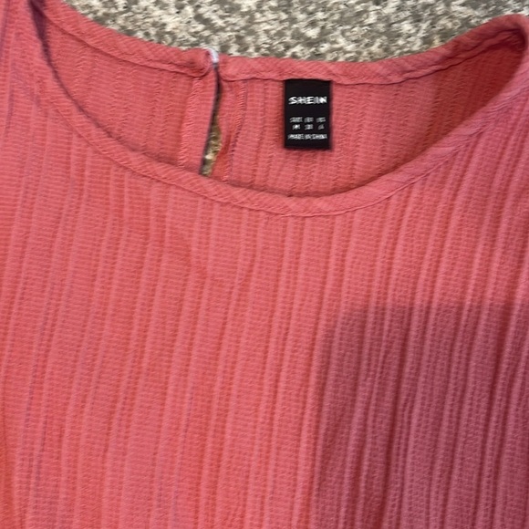 New without tag SHEIN puff sleeve A-line dress women’s M - Picture 3 of 4